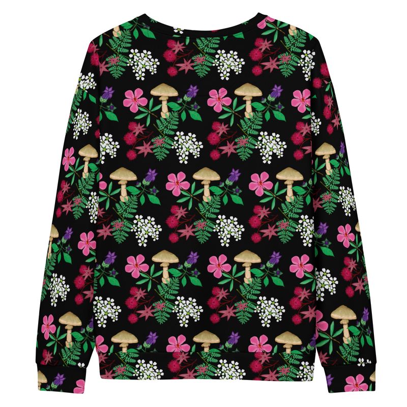 Poison Garden Witchy Botanical Cotton Sweatshirt