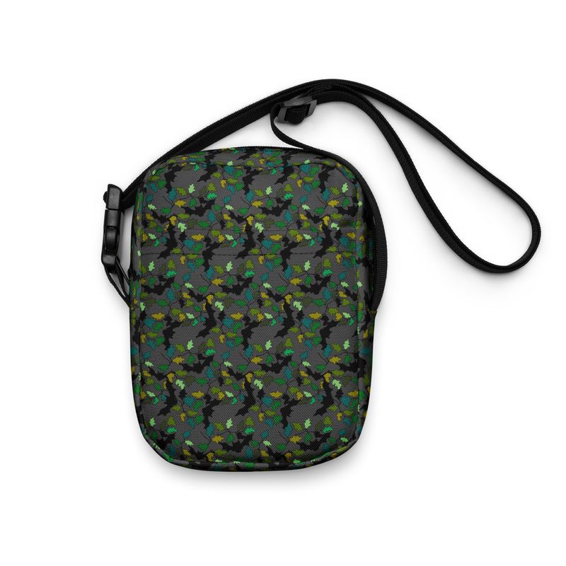 Bewitching Bats & Branches Crossbody Bag – Spooky Gothic Witchy Purse