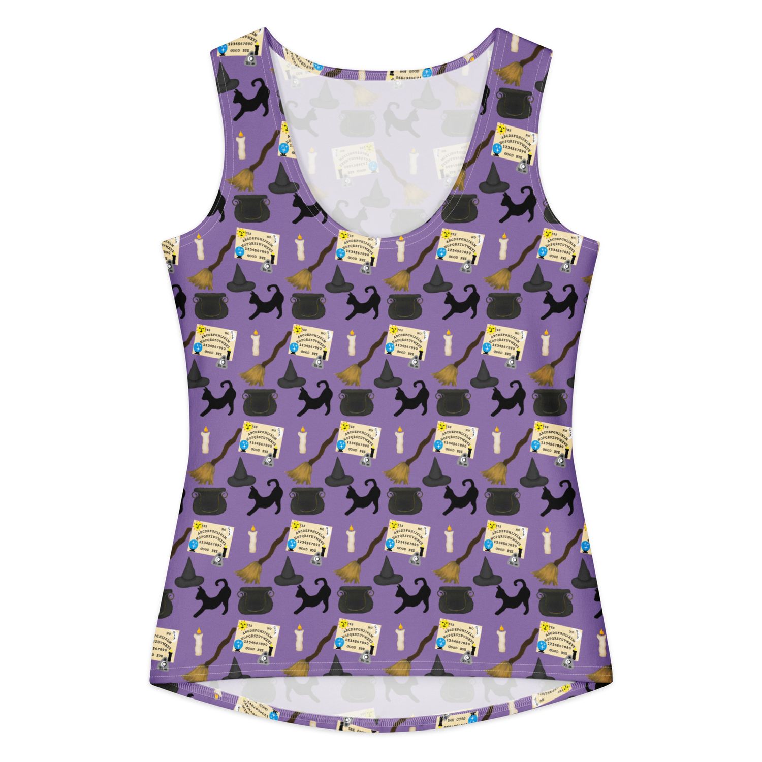 Classic Witchcraft Symbols Women's Witchy Cotton Lounge Tank Top Classic Witchcraft Symbols Women's Witchy Cotton Lounge Tank Top