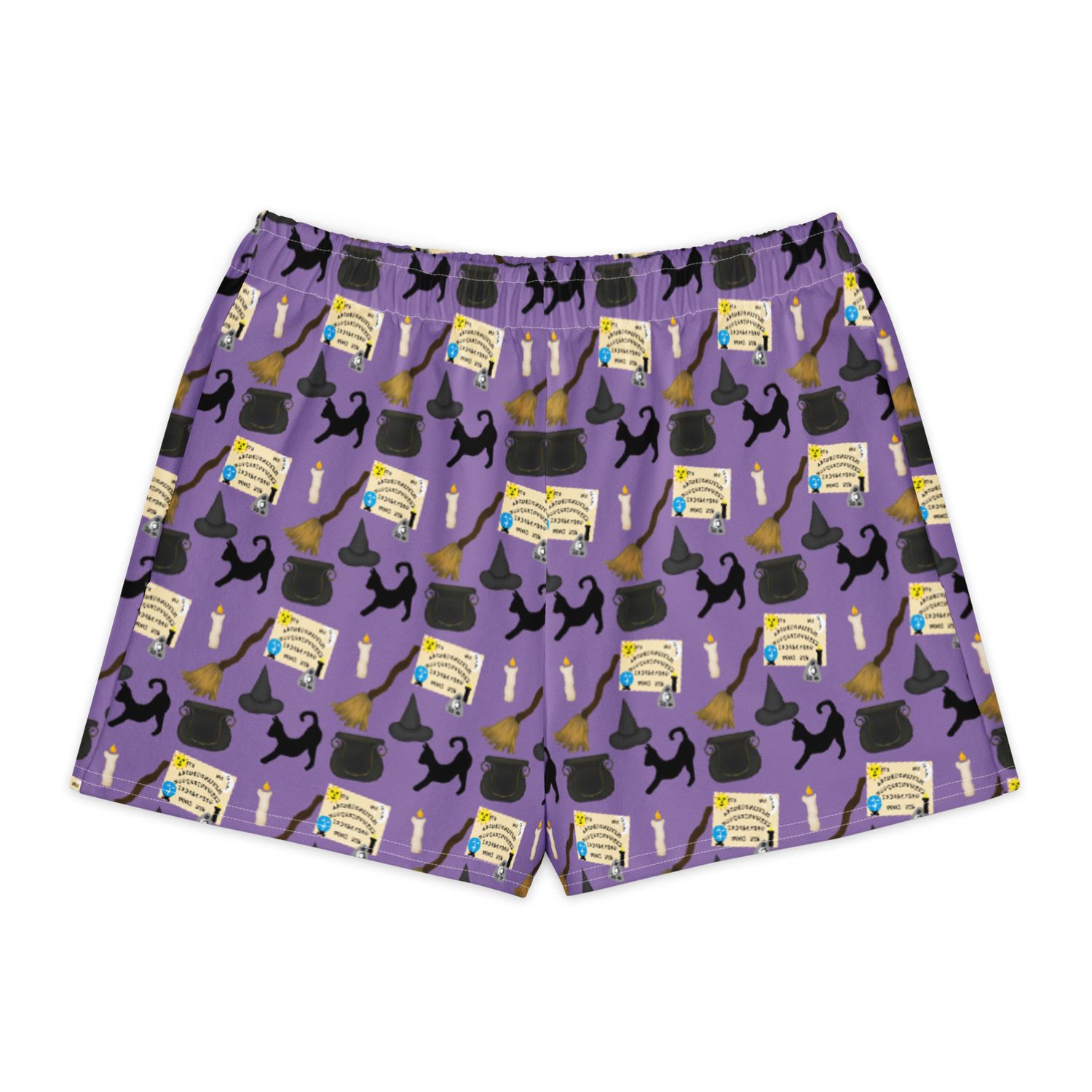 Classic Witchcraft Symbols Women's Cotton Witchy Lounge Shorts