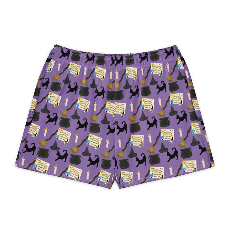 Classic Witchcraft Symbols Women's Cotton Witchy Lounge Shorts