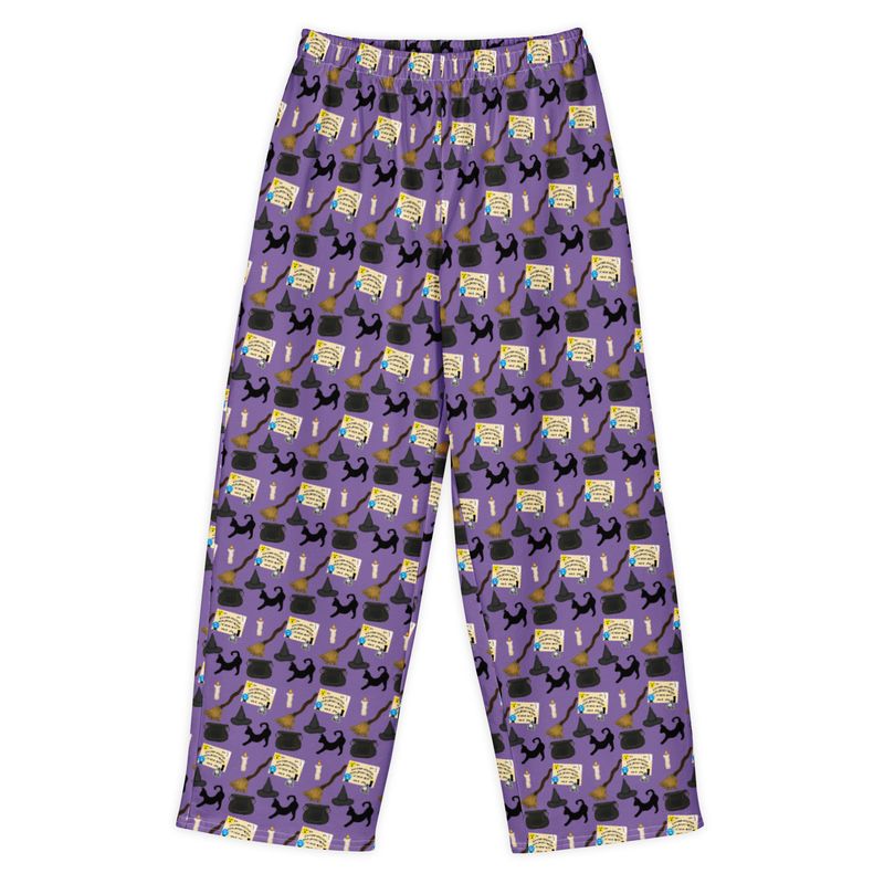 Classic Witchcraft Symbols Women's Witchy Cotton Wide Leg Pants