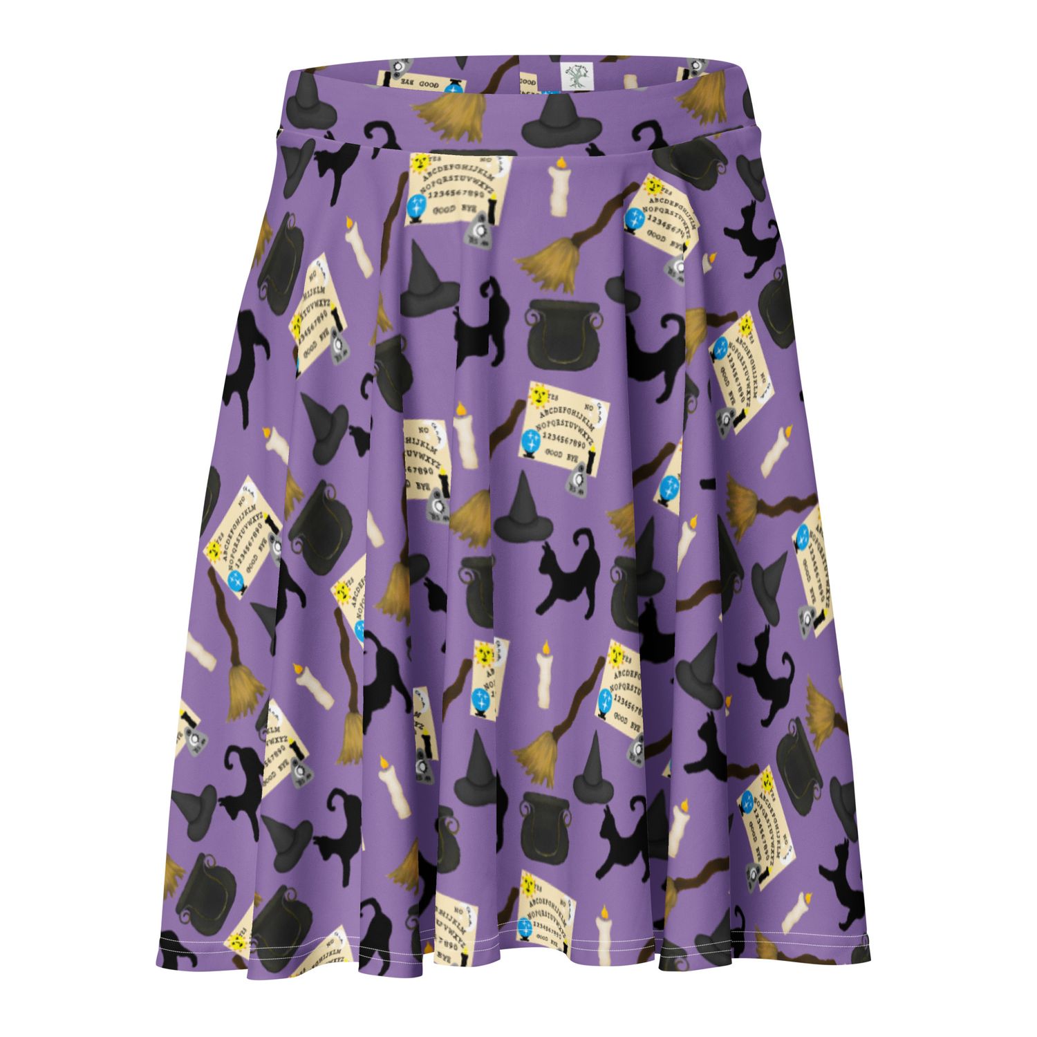 Classic Witchcraft Symbols Women's Witchy Skater Skirt Classic Witchcraft Symbols Women's Witchy Skater Skirt