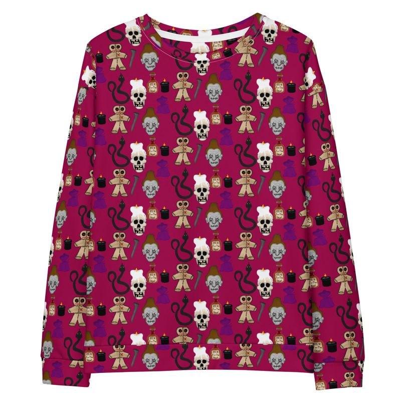 Voodoo Symbols Cotton Sweatshirt