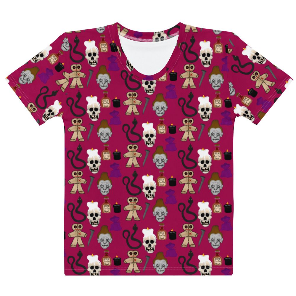 Voodoo Symbols Women’s Cotton Crew Neck T-shirt