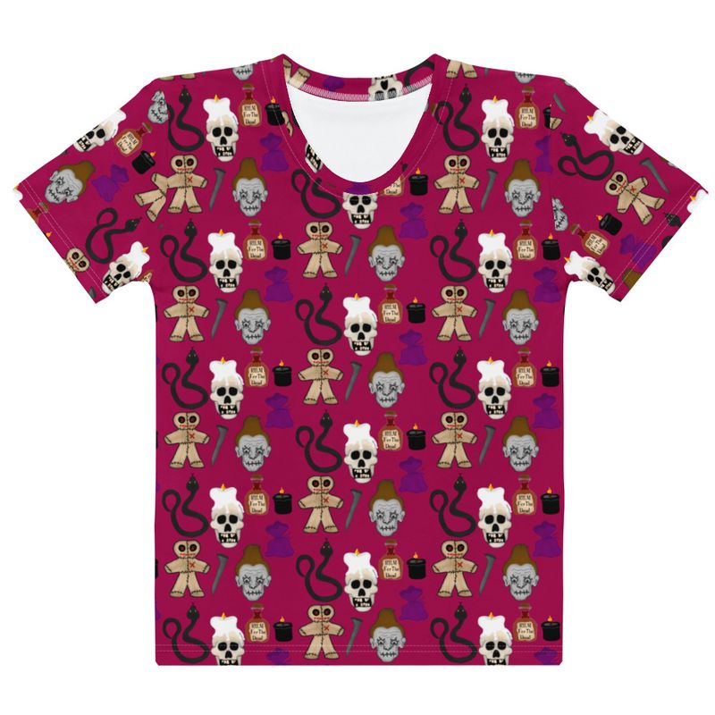 Voodoo Symbols Women’s Cotton Crew Neck T-shirt