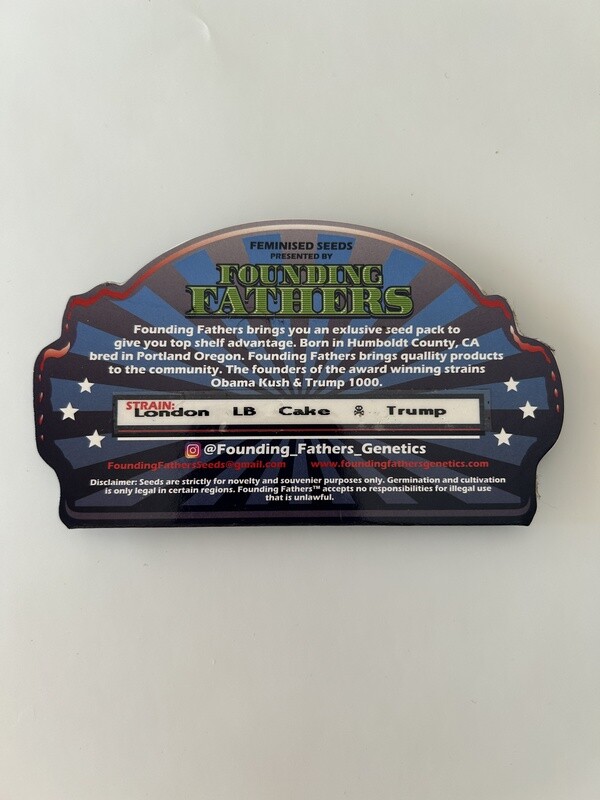 London LB Cake x Trump1000 - 8 Fem Seeds - Founding Father&#39;s Genetics - *Personal Vault Item*
