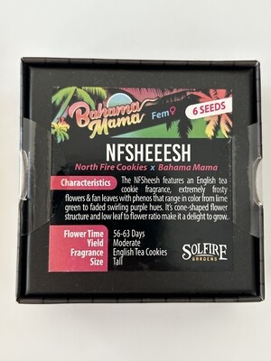 Nfsheeeesh - 6 Fem Seeds - Sol Fire Genetics - *Personal Vault Item*