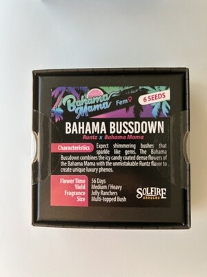 Bahama Bussdown - 6 Fem Seeds - Sol Fire Genetics - *Personal Vault Item*
