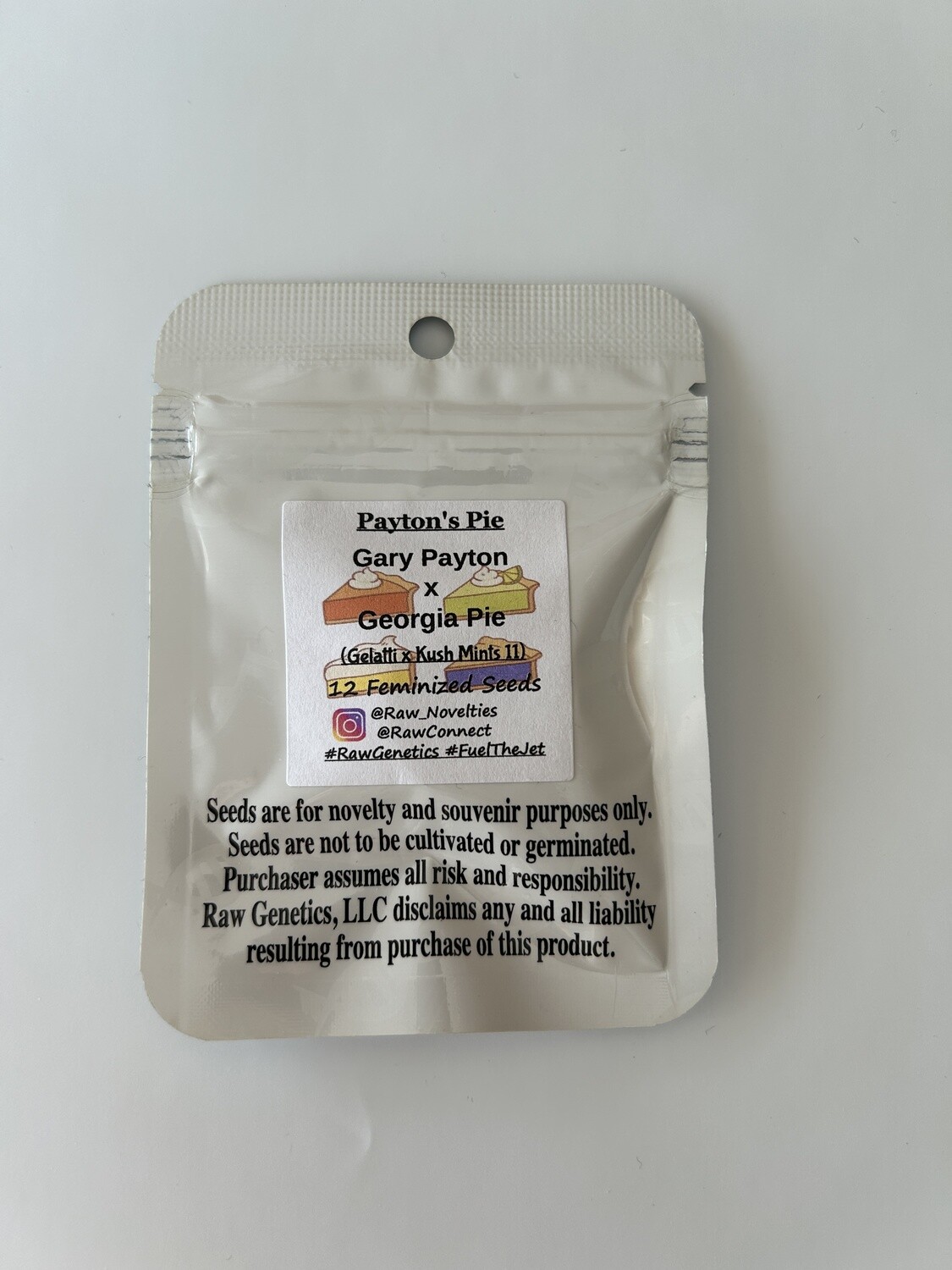 Payton&#39;s Pie - Raw Genetics 12 Fem Seeds - *Personal Vault Item*