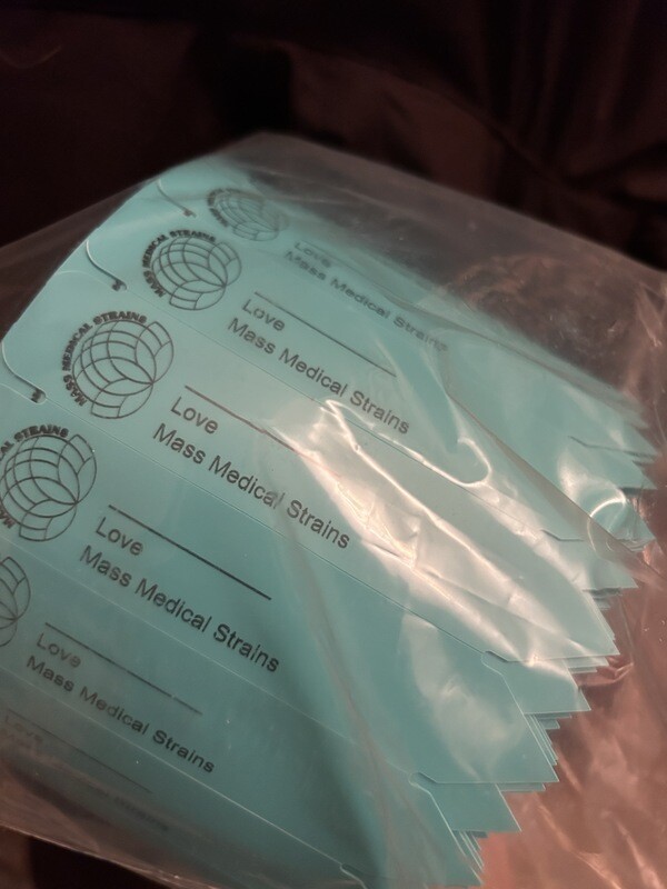Mass Medical Strains Plant Tags x15