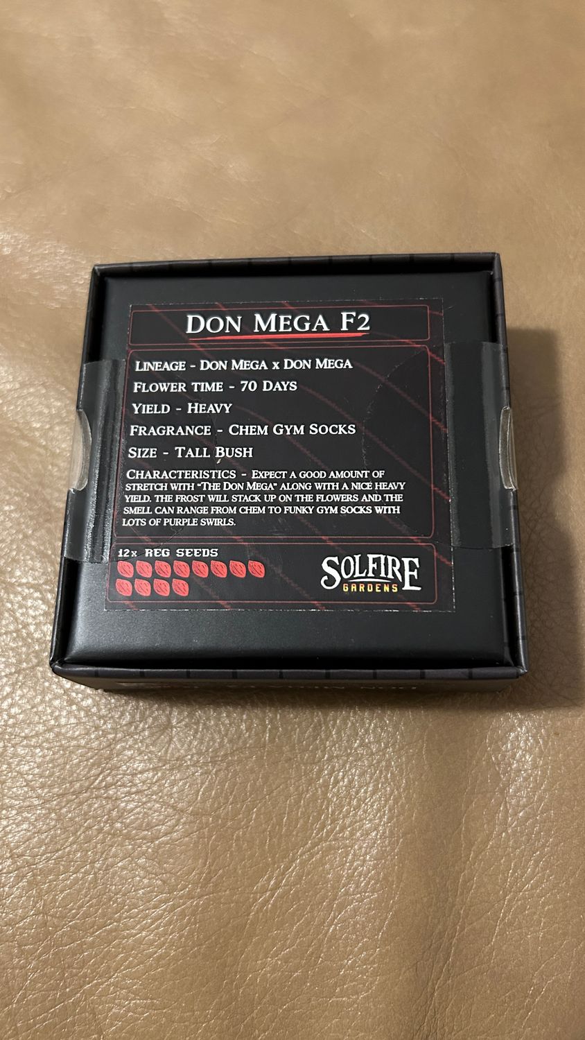Don Mega F2 - Sol Fire Seeds *Vault Item*