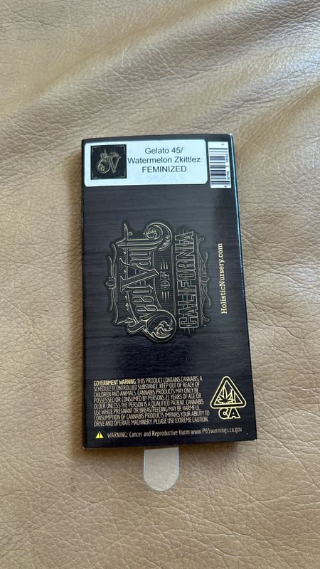 Gelato 45 x Watermelon Zkittlez - Seed Vault of California 10+ Feminized Seeds *Vault Item*