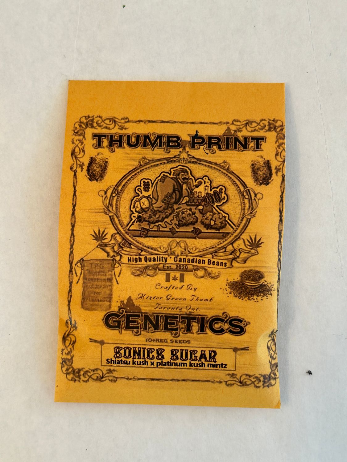 Sonic&#39;s Sugar - Thumbprint Genetics - MMS Vault