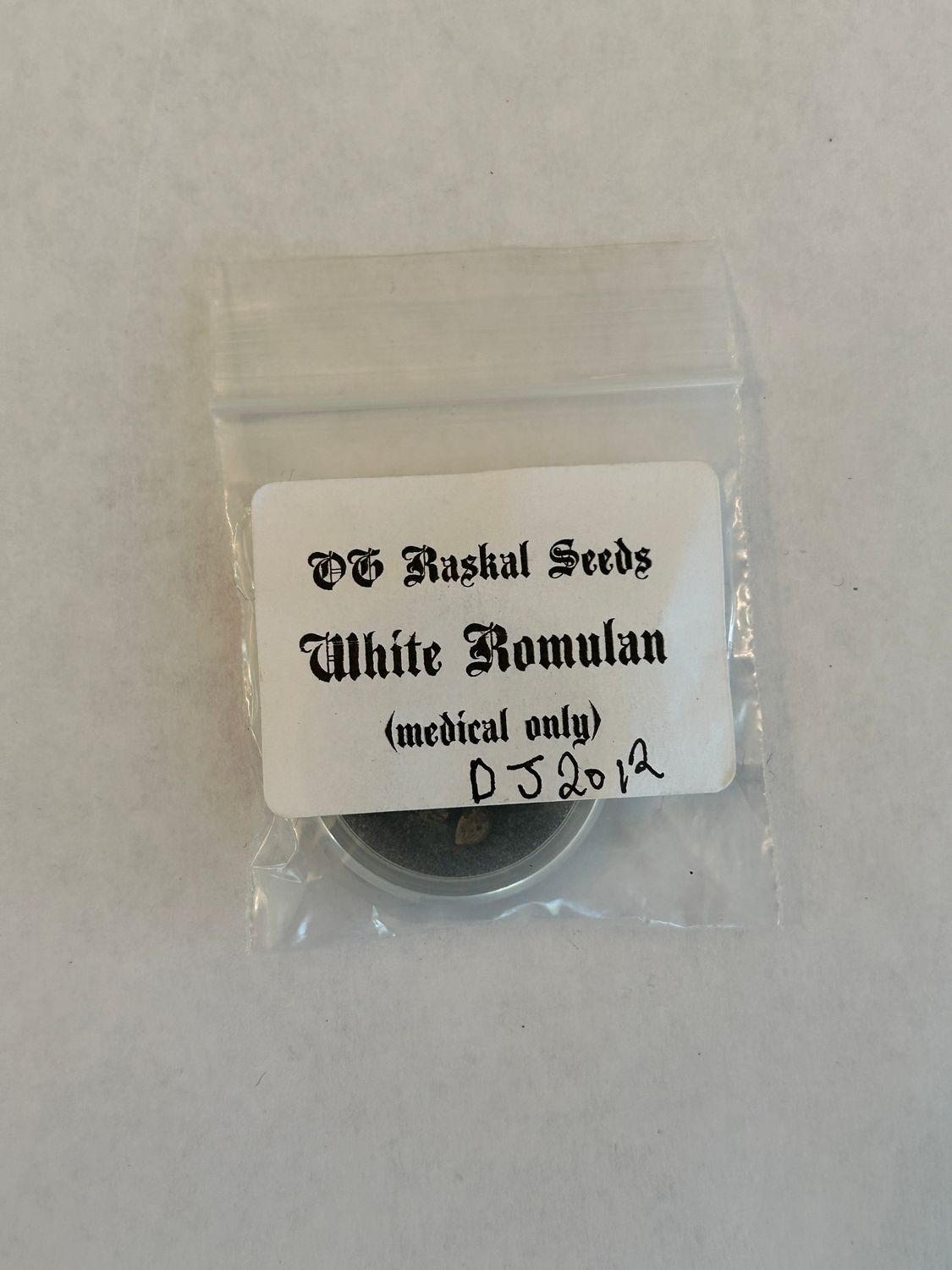 White Romulan - OG Raskal Seeds - MMS Vault