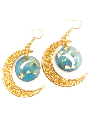 Blue moon Earrings