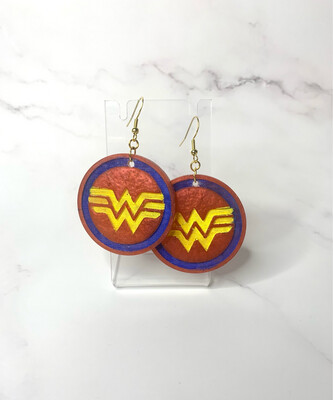 Super Hero Earrings (Various Logos)