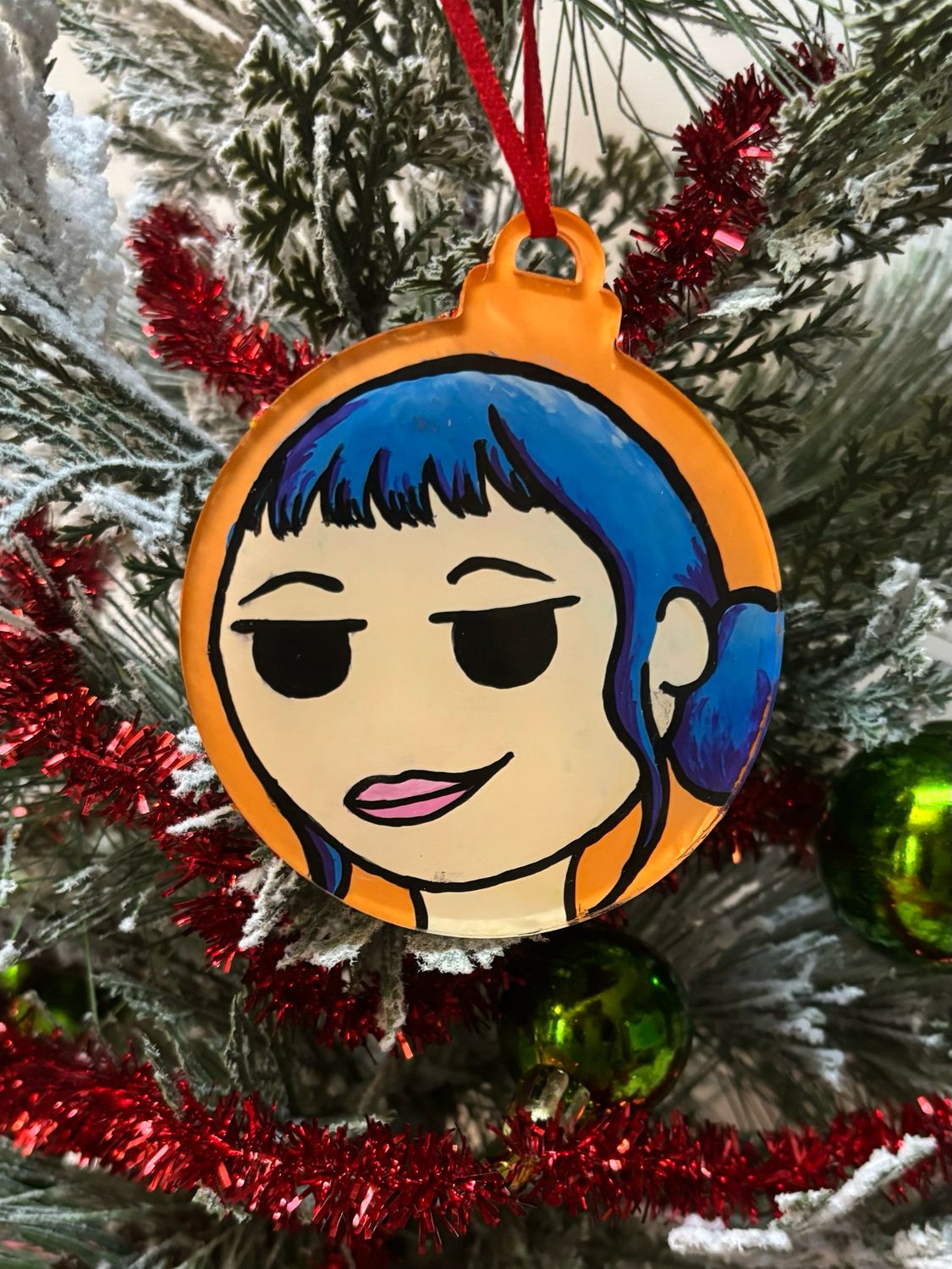 LIMITED (Zoey) Painted Acrylic Ornaments