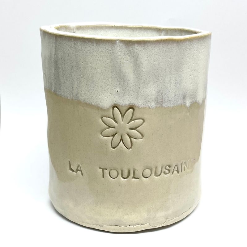 Bougie 9x9cm “La Toulousaine” à la Violette 💜