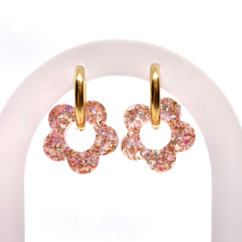 2 — DUO DE PAMPILLES « 🌸 » en résine