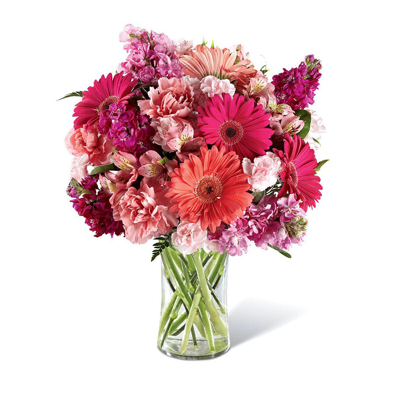 Deluxe Pink Flower Bouquet