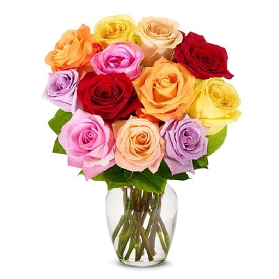 Multi-Color Roses Bouquet