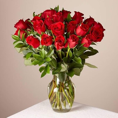 Premium Long Stem Red Roses (3 Dozen)