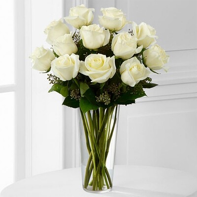 White Roses Bouquet