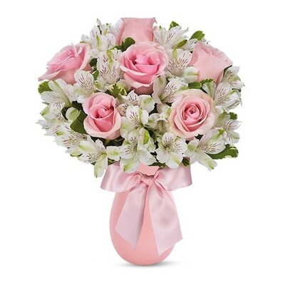 Pearly &amp; Pink Bouquet