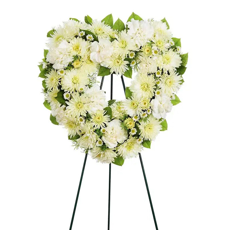 Open Heart Standing Spray