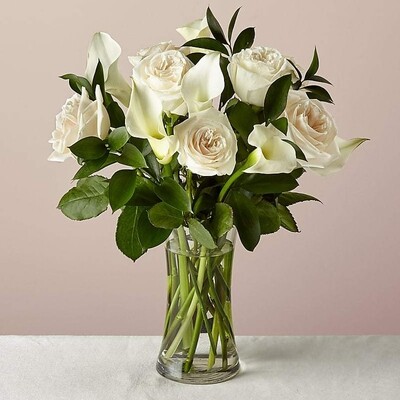 Ivory Rose & Calla Lily Bouquet