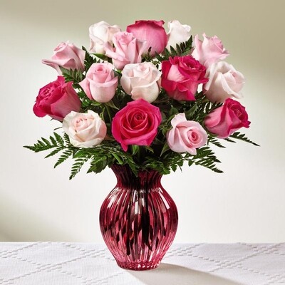 Perfectly Pink Rose Bouquet