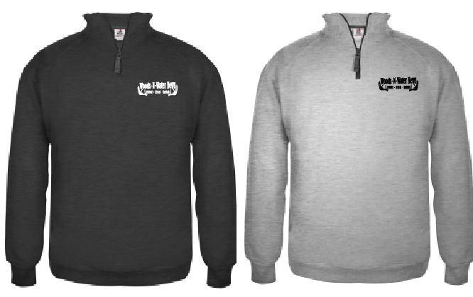 UNISEX Heavyweight 1/4 zip Sweatshirt - Premium Fleece Sweatshirt with Front Left Chest Screen Print