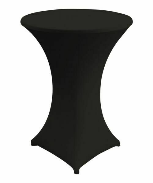 Stehtischhusse, schwarz