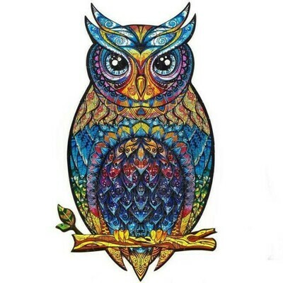 OWL WOODEN PUZZLE(SALE $9.99,ONLY LAST THREE DAYS)