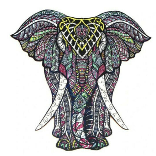 ELEPHANT WOODEN PUZZLE(Buy 2 Get 4 Random 💥)