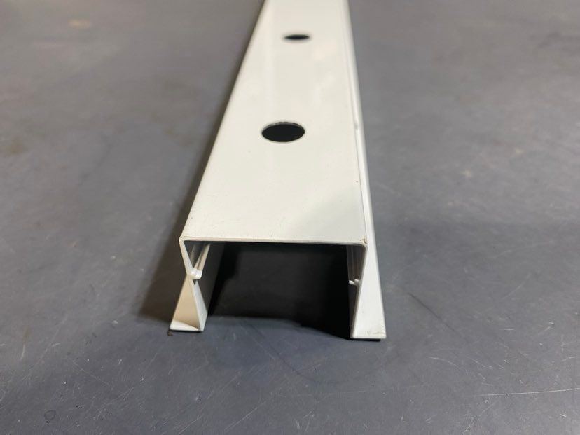 Premium Light- Track Standard for Square / Bullet Pixels-Dual Mounting Flange - 1 meter Length - White