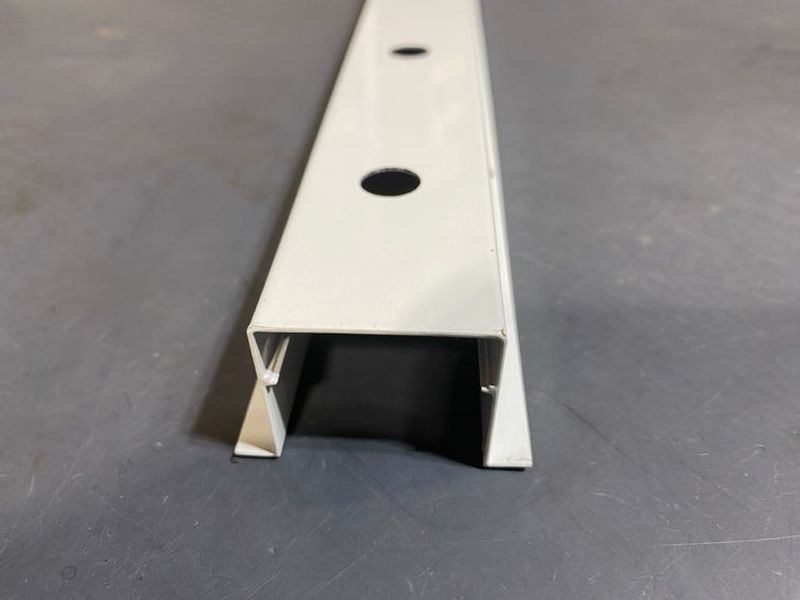 Premium Light- Track Standard for Square / Bullet Pixels-Dual Mounting Flange - 1 meter Length - White