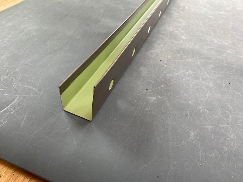 Light- Track Standard for Square / Bullet Pixels 1 1/4 in X 72 in Single Vertical Mounting Flange