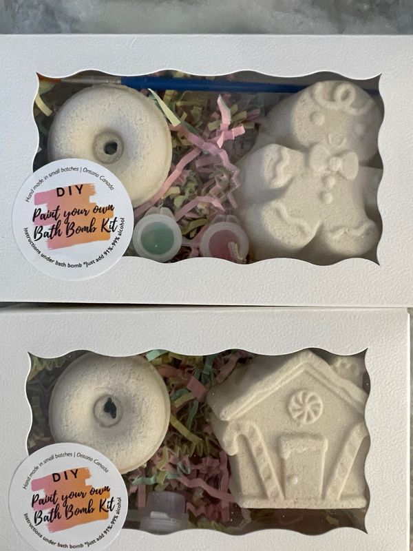 Paint Your Own Bath Bomb Kit - Custom Order