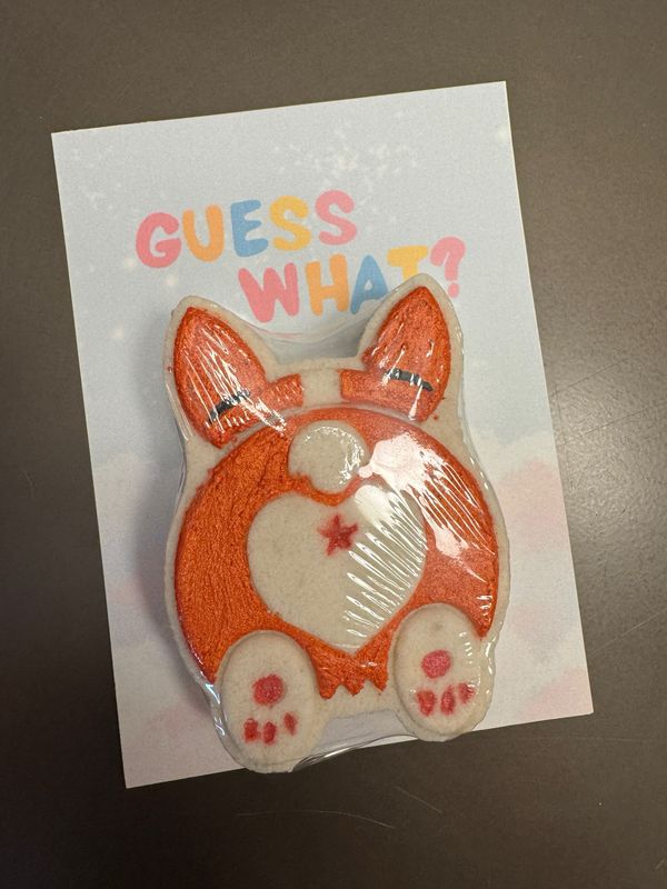 CORGI BUTT FOAMING BATH BOMB