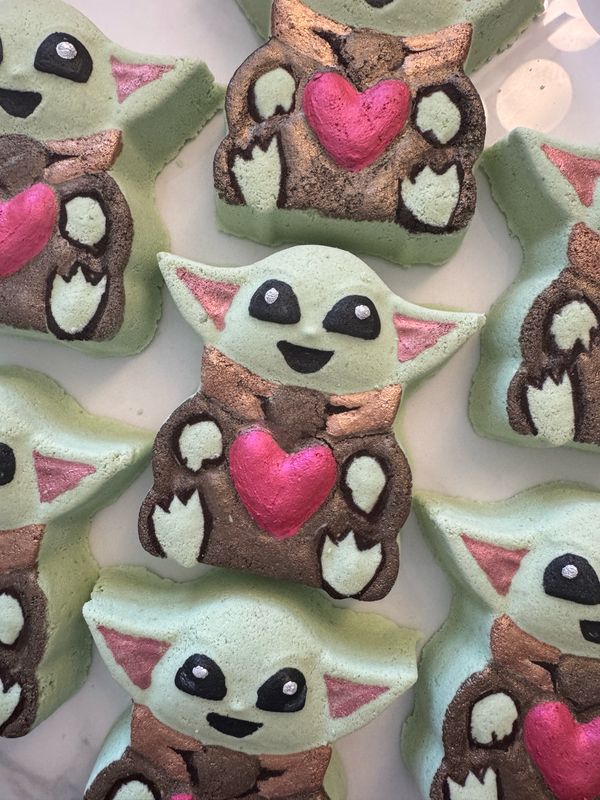 Baby Yoda Bath Bomb