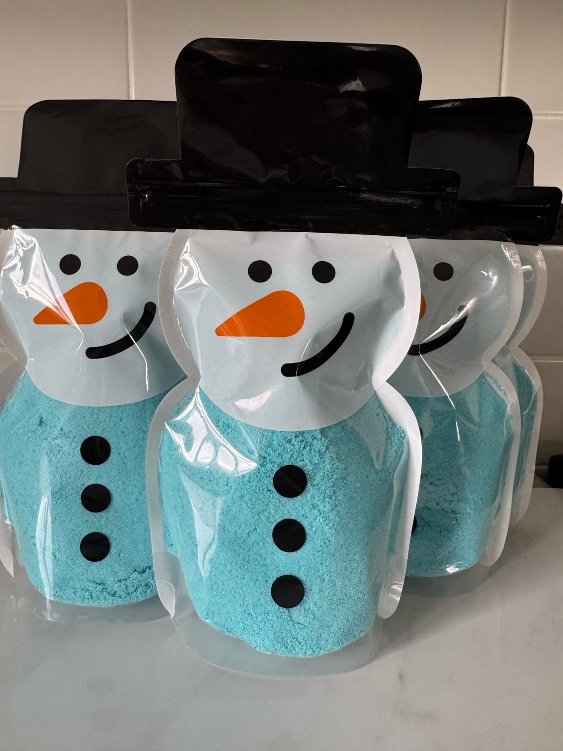 Snowman Bath Bomb Dust