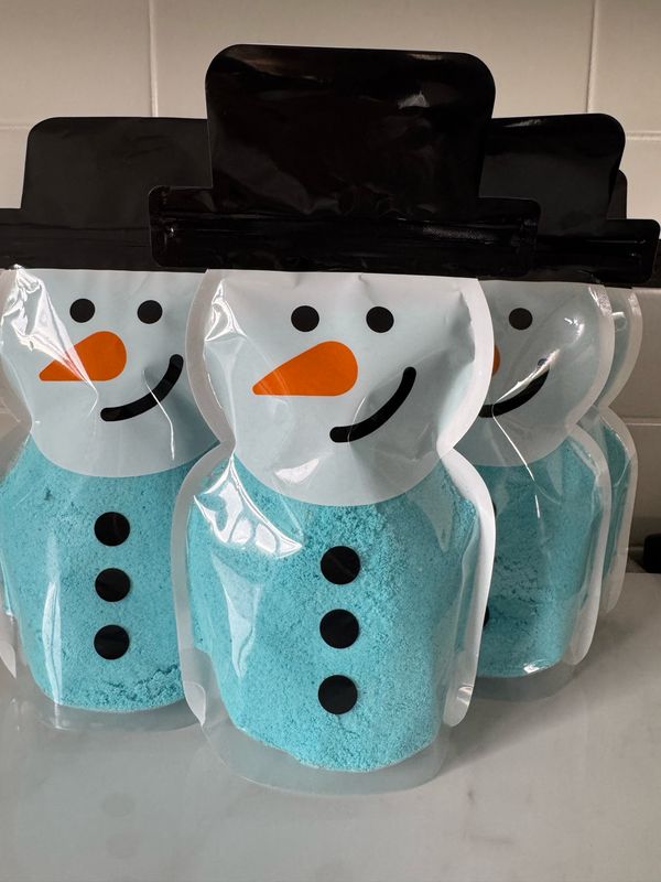 Snowman Bath Bomb Dust