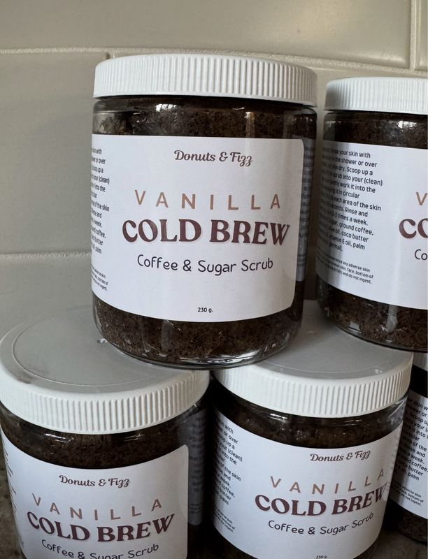 Vanilla Cold Brew Coffee Scrub