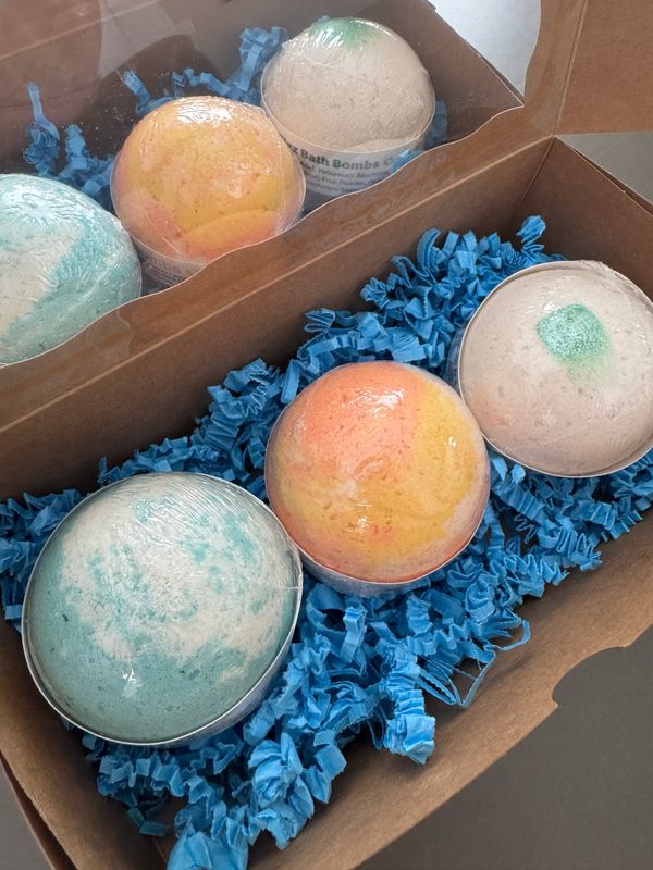 Coconut Milk Trio Bath Bombs