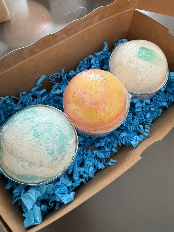 Coconut Milk Trio Bath Bombs