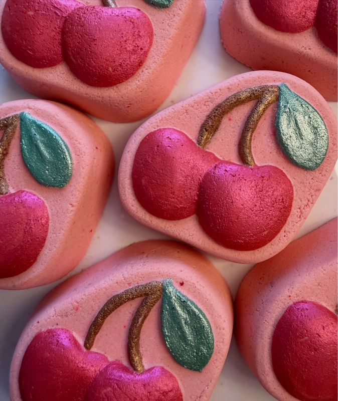 Cherry Bath Bombs