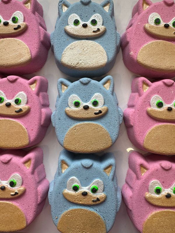 Sonic The Hedgehog Bath Bomb (pink Or Blue)