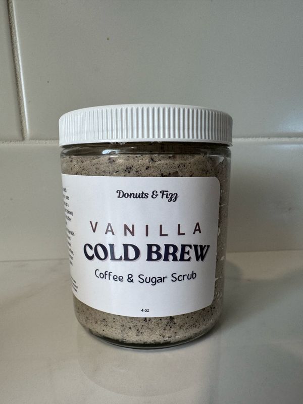 Vanilla Cold Brew Coffee Scrub
